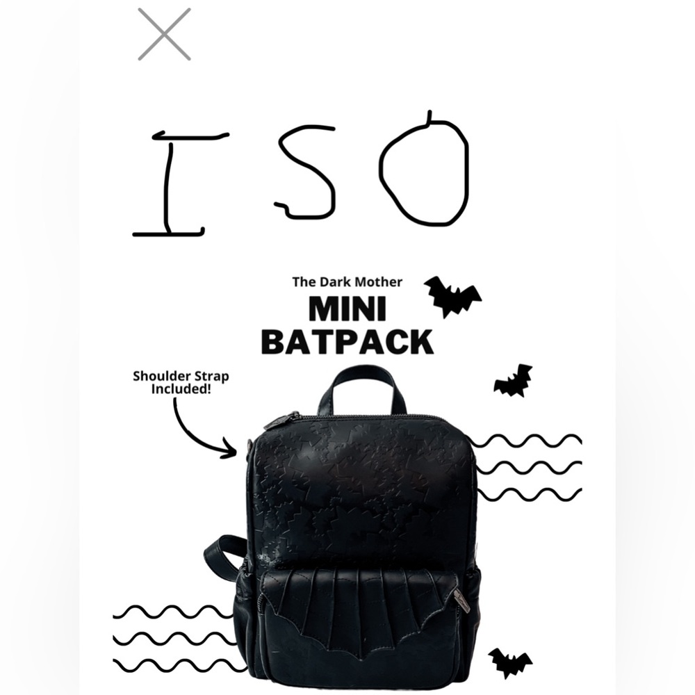 Dark mother co mini Bat backpack! ISO (do not buy!)